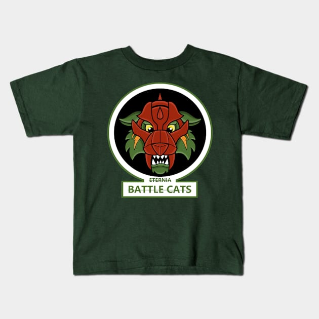 Eternia Battle Cats Kids T-Shirt by art_of_josh